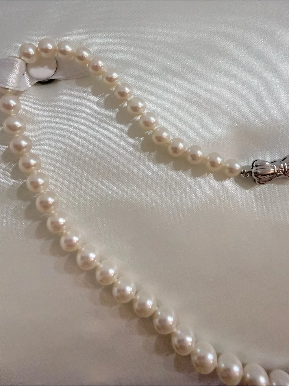 MIKIMOTO SEA MAGIC BLUE LAGOON PEARL NECKLACE!!!! GRADUATED RARE
